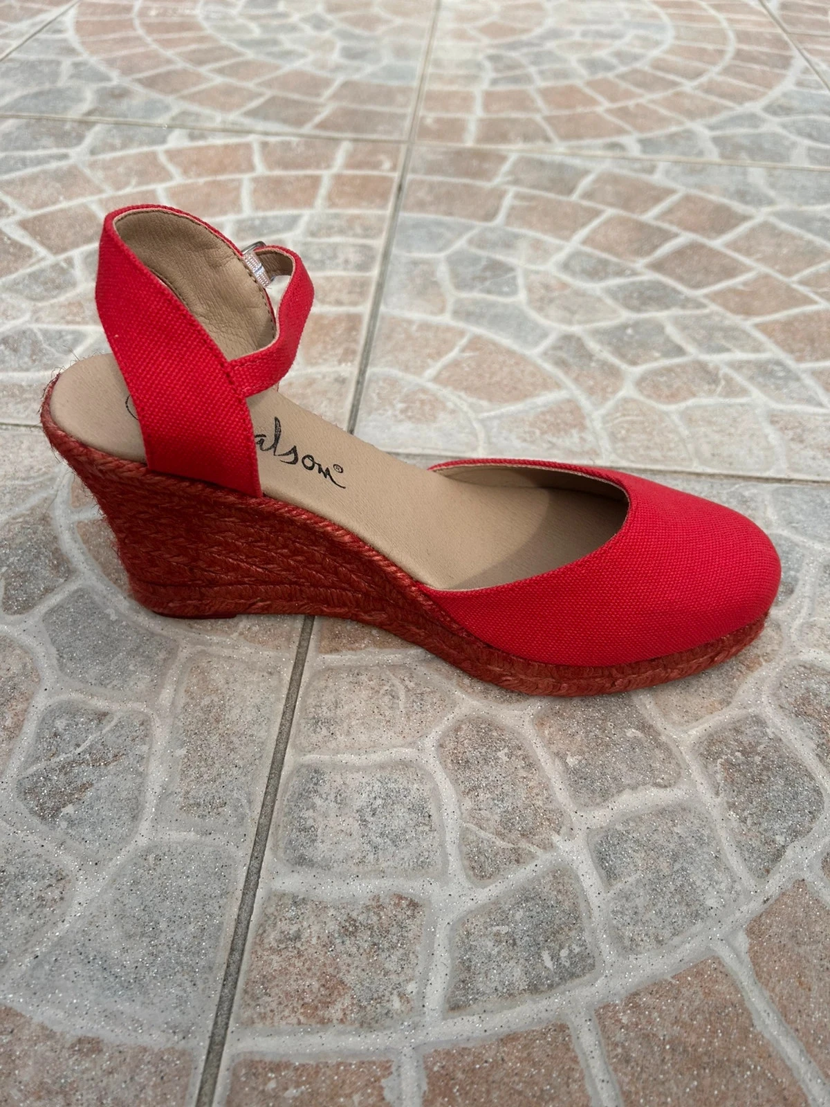 Sapatos com plataforma 38 Dalson vermelho em muito bom estado para mulher – photo 7